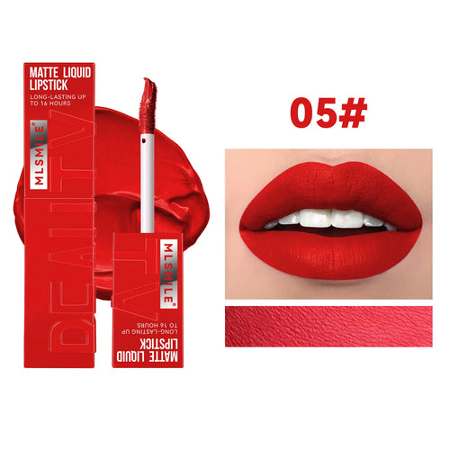  Nude Matte Lip Gloss Waterproof Lasting Lipstick cashymart