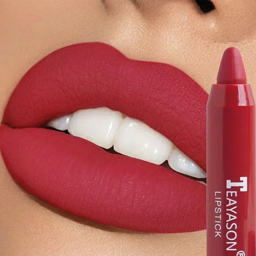  Nude Velvet Matte Lipstick Long Lasting Non-stick Lip Glaze cashymart