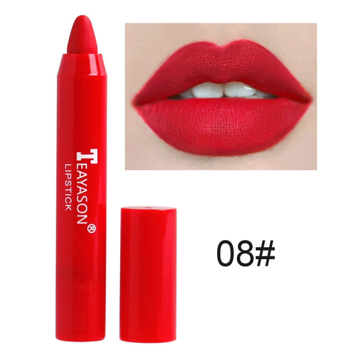  Nude Velvet Matte Lipstick Long Lasting Non-stick Lip Glaze cashymart