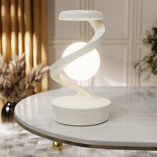  Rotating Moon Desk Lamp With Phone Wireless Charging cashymart