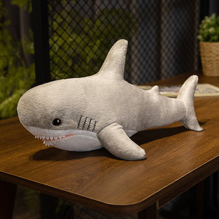  Cute Plush Shark Throw Pillow Toys cashymart