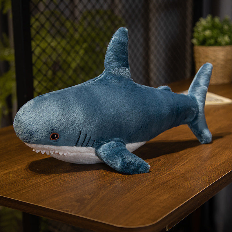  Cute Plush Shark Throw Pillow Toys cashymart