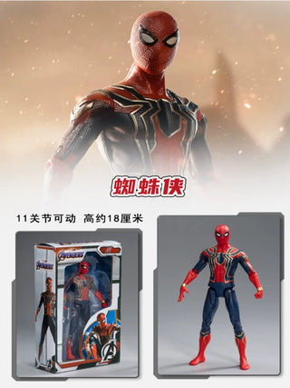  Marvel Iron Man & Spider-Man Movable Dolls cashymart