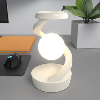  Rotating Moon Desk Lamp With Phone Wireless Charging cashymart