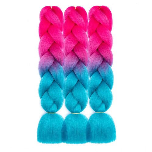  Ombre Jumbo Braiding Hair Extension 24 Inch cashymart