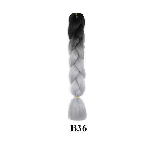  Ombre Jumbo Braiding Hair Extension 24 Inch cashymart