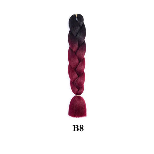  Ombre Jumbo Braiding Hair Extension 24 Inch cashymart