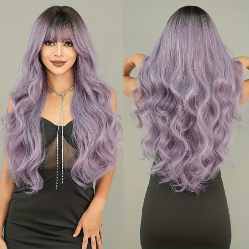  Ombre Purple Party Wig cashymart