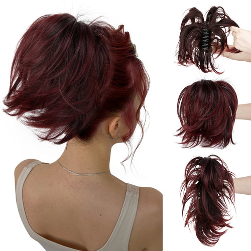  One Piece Claw Clip In Ponytail Extension cashymart