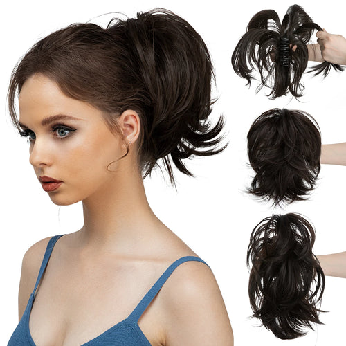  One Piece Claw Clip In Ponytail Extension cashymart