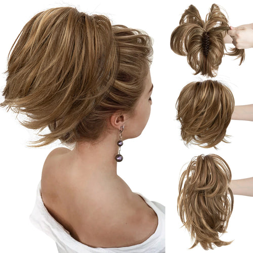  One Piece Claw Clip In Ponytail Extension cashymart