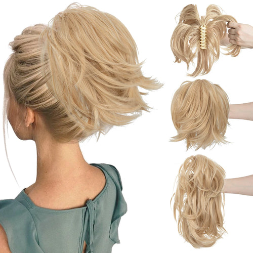  One Piece Claw Clip In Ponytail Extension cashymart
