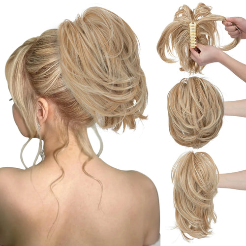  One Piece Claw Clip In Ponytail Extension cashymart
