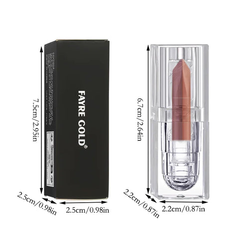  Orange Lipstick Gloss Silky Smooth Matte cashymart