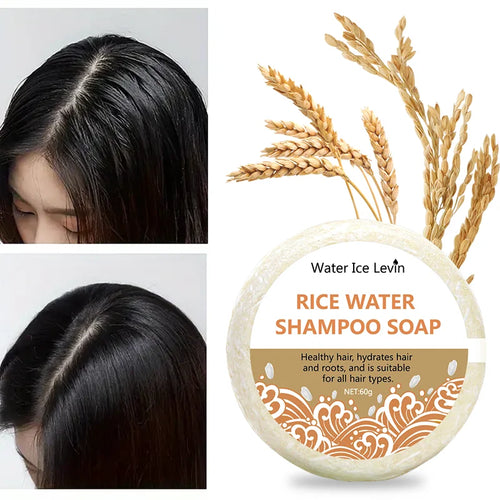  Organic Rice Shampoo Soap Bar for Hair Growth cashymart
