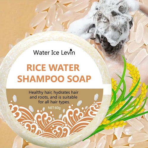  Organic Rice Shampoo Soap Bar for Hair Growth cashymart