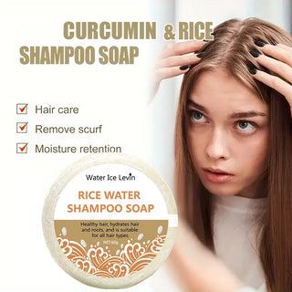  Organic Rice Shampoo Soap Bar for Hair Growth cashymart