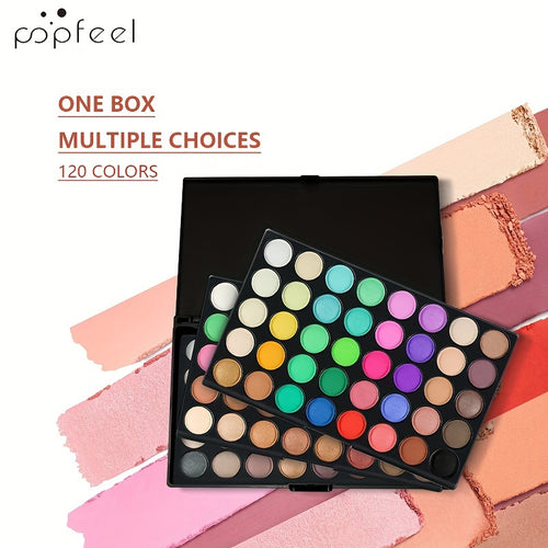 POPFEEL 120-Color Eyeshadow Palette cashymart