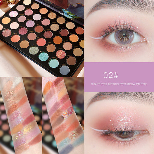  Pearly Earth Color Multi-color Eyeshadow Palette cashymart