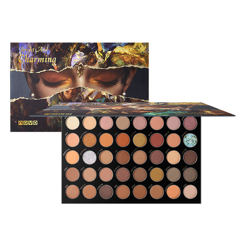  Pearly Earth Color Multi-color Eyeshadow Palette cashymart