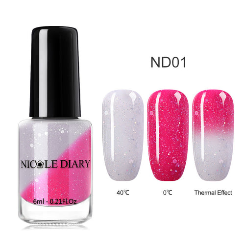 Peelable Glitter Nail Polish Color-changing cashymart