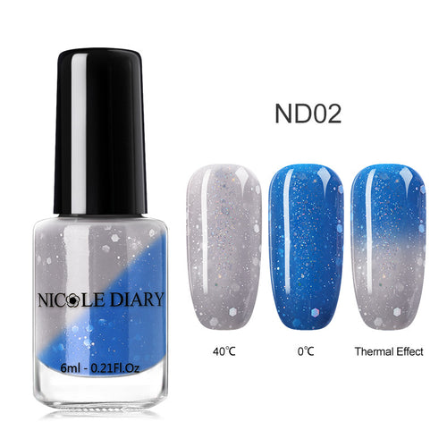  Peelable Glitter Nail Polish Color-changing cashymart