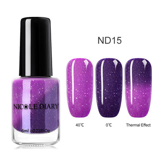  Peelable Glitter Nail Polish Color-changing cashymart