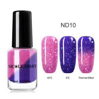 Peelable Glitter Nail Polish Color-changing cashymart