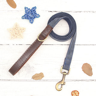  Personalized PU Leather Dog Collar and Leash cashymart