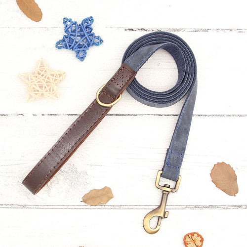  Personalized PU Leather Dog Collar and Leash cashymart