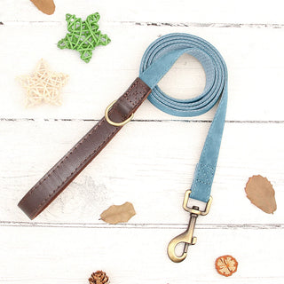  Personalized PU Leather Dog Collar and Leash cashymart