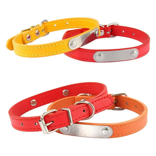  Personalized Pink Dog Collar with ID Carving cashymart