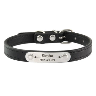  Personalized Pink Dog Collar with ID Carving cashymart