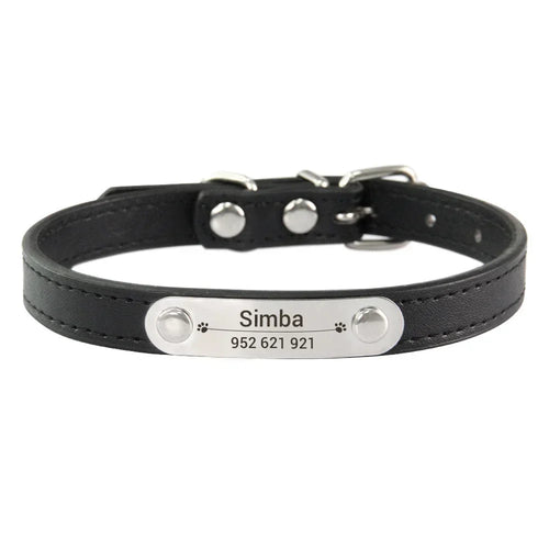  Personalized Pink Dog Collar with ID Carving cashymart