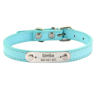 Personalized Pink Dog Collar with ID Carving cashymart