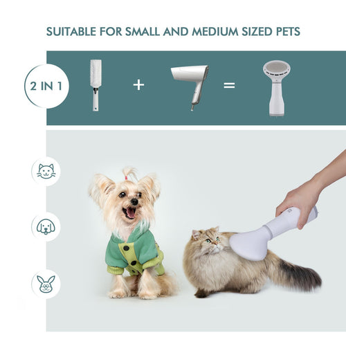  Pet Dog Hair Dryer Grooming Dryer Slicker Brush cashymart