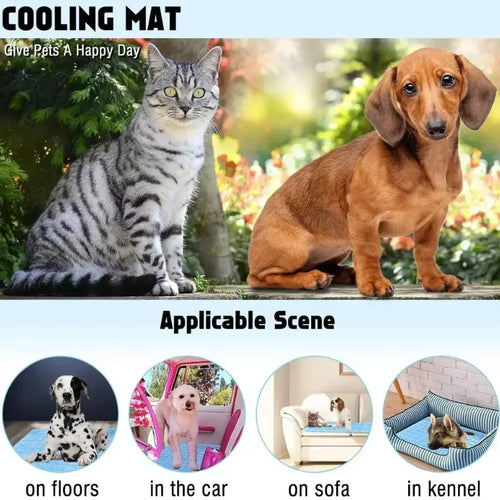  Pet Ice Silk Cooling Mat for Dogs and Cats cashymart