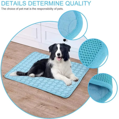  Pet Ice Silk Cooling Mat for Dogs and Cats cashymart