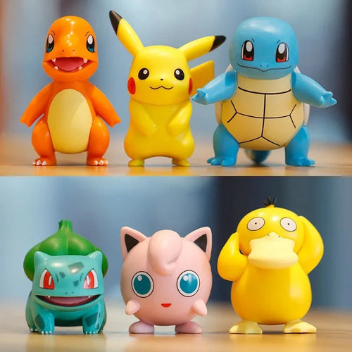 Pikachu and Friends Pokemon Figure Set 6pcs cashymart