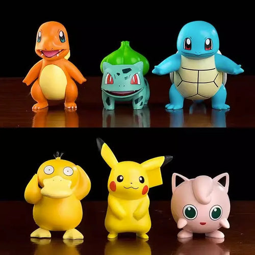  Pikachu and Friends Pokemon Figure Set 6pcs cashymart