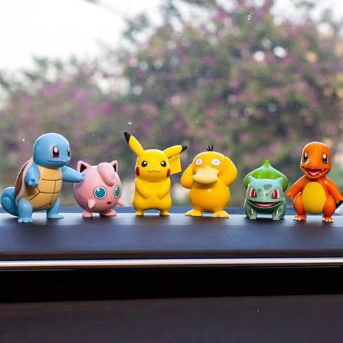  Pikachu and Friends Pokemon Figure Set 6pcs cashymart