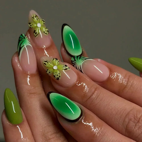  Pink Almond False Nails cashymart