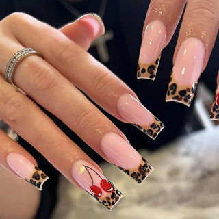  Pink Bow Press on Nails cashymart