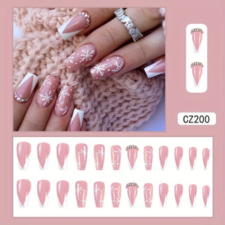  Pink Coffin Press-On Nails cashymart