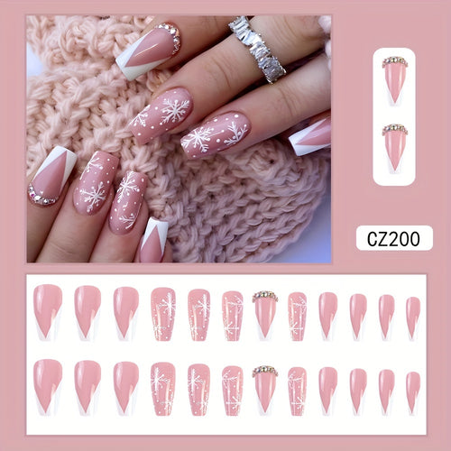  Pink Coffin Press-On Nails cashymart