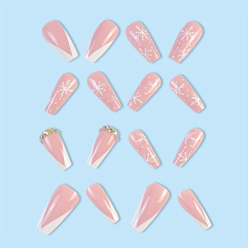 Pink Coffin Press-On Nails cashymart