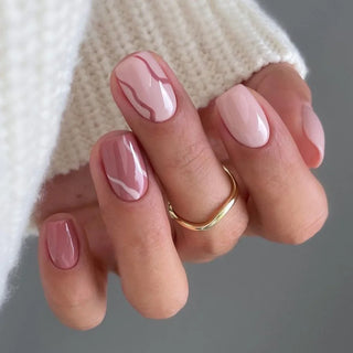  Pink Love Fake Nails cashymart
