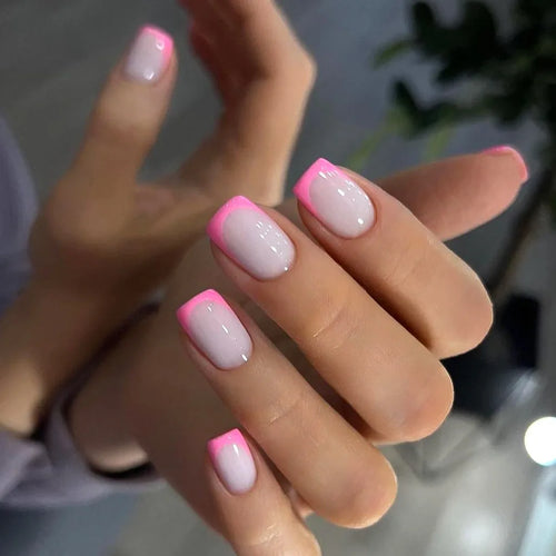  Pink Love Fake Nails cashymart