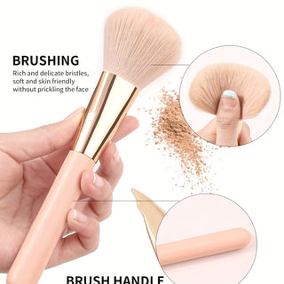  Pink Makeup Brush Set cashymart