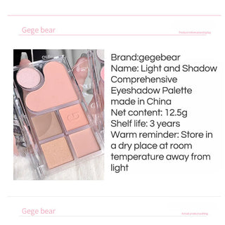  Pinky Heart Gege Bear Eyeshadow Palette cashymart